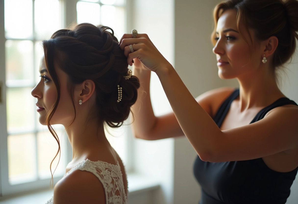 coiffure tressée